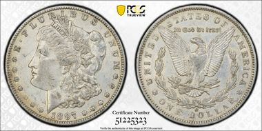 1897-O $1 AU53