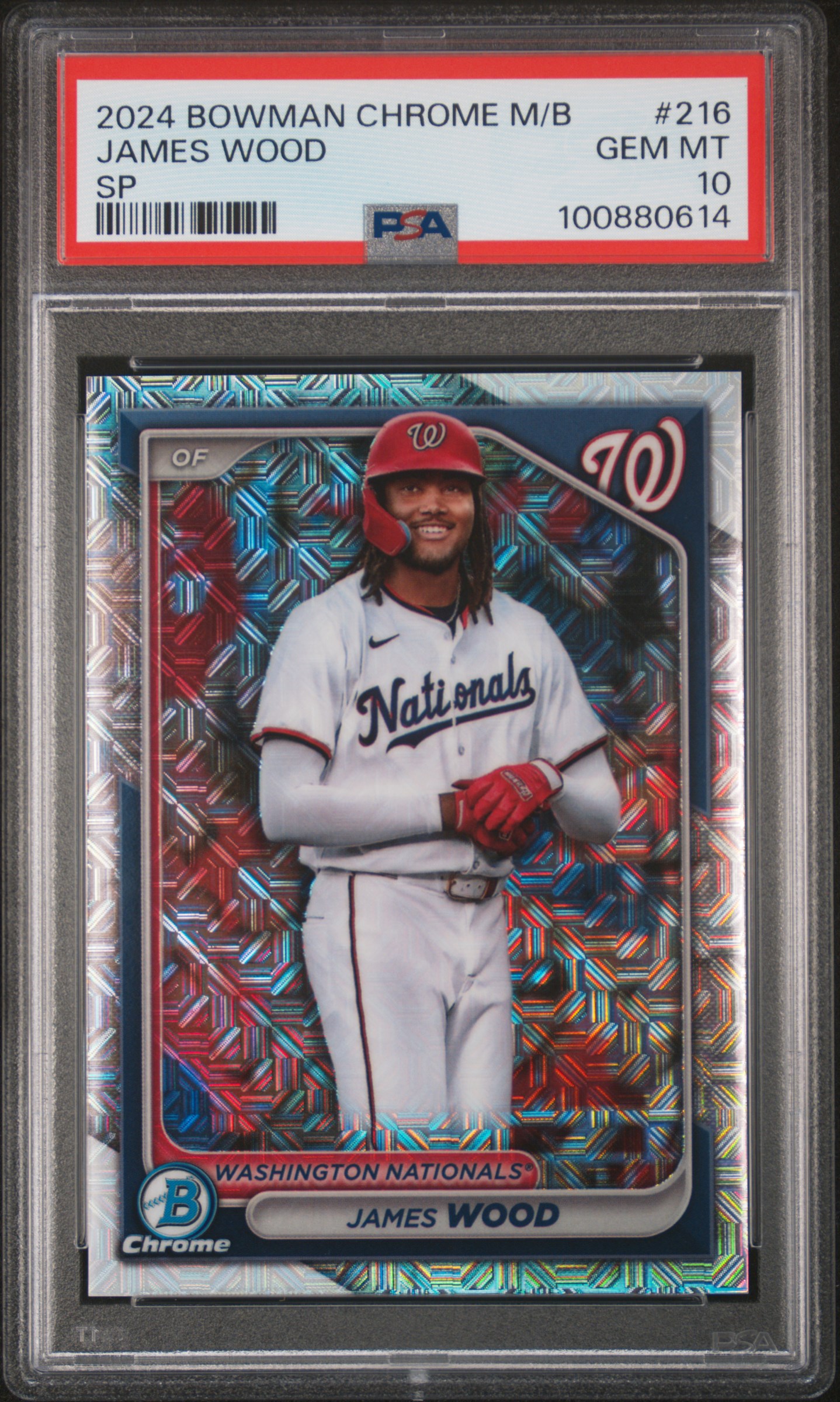 2024 #216 James Wood PSA 10 Bowman Chrome Mega Box