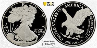 2024-S $1 Silver Eagle PR70DCAM
