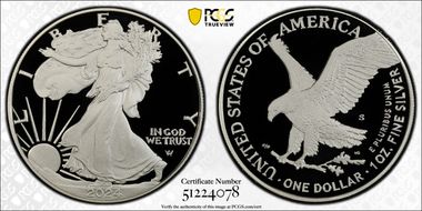 2024-S $1 Silver Eagle PR70DCAM