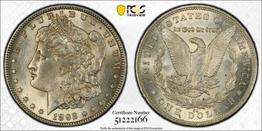 1892-CC $1 MS63
