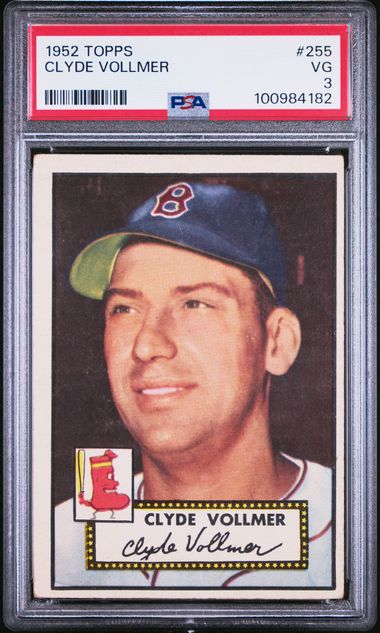 1952 Topps #CLYDE Semi-High Vollmer front