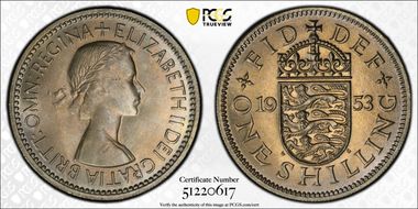 1953 Shil S-4139 English Rev MS66