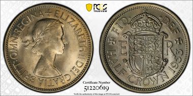 1953 1/2 Cr S-4137 MS64