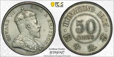 1905 50C KM-15  Ag N1