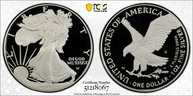 2024-S $1 Silver Eagle First Strike PR70DCAM