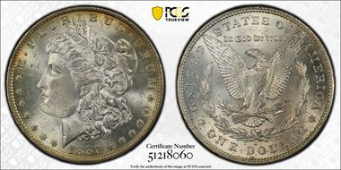 1880-O $1 MS63+
