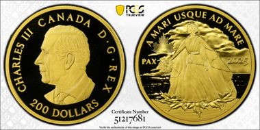 2025 $200 Peace Dollar 1oz Au First Strike PR70DCAM