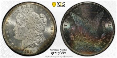 1882-CC $1 GSA Hoard MS62