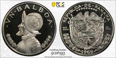 1969 Balboa PR67CAM