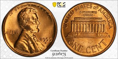 1959-D 1C MS65RD