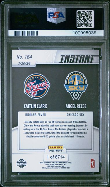 2024 Panini Instant Wnba C.clark/A.reese #164 Nm-Mt 8 back