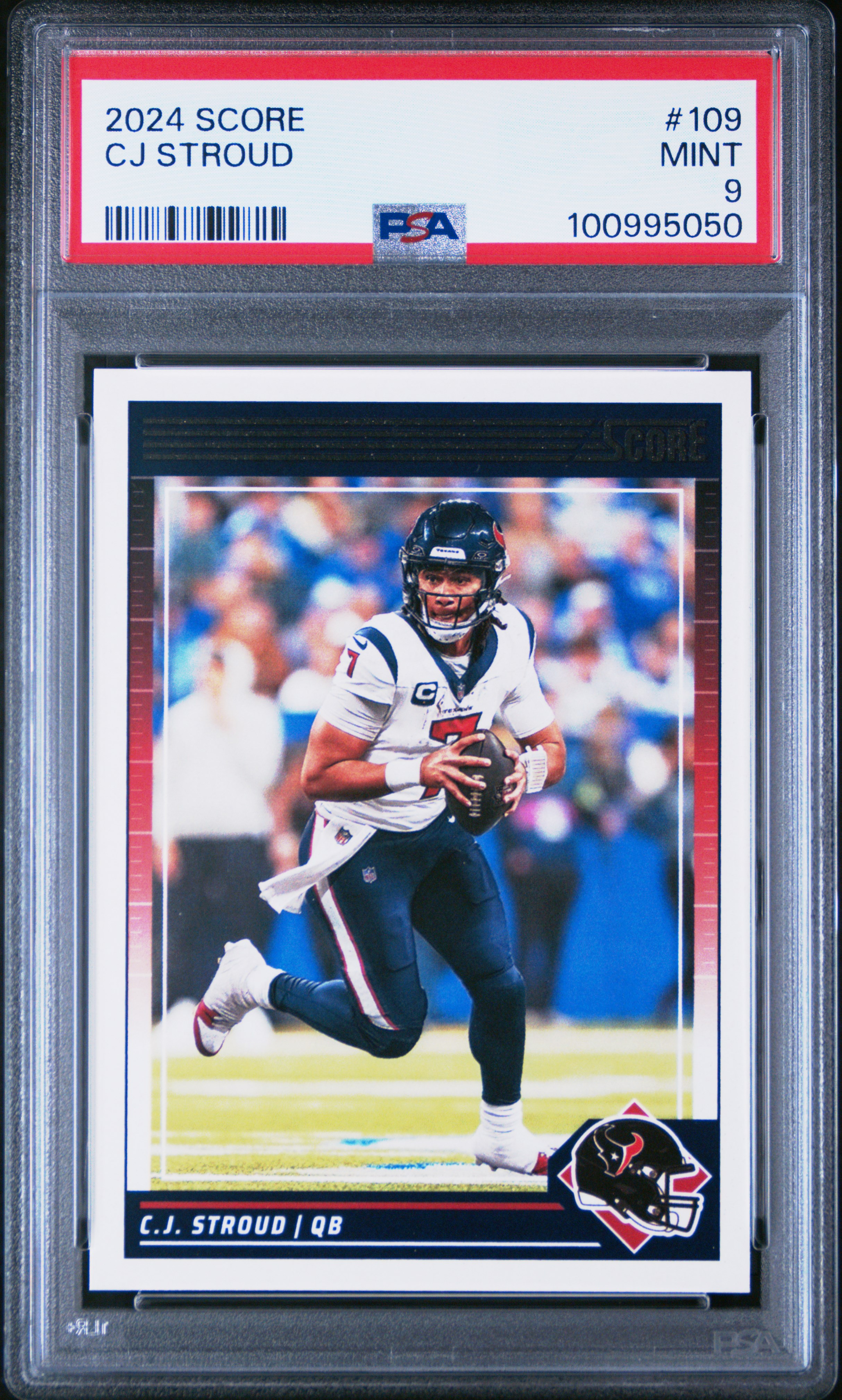 2024 Panini Score Cj Stroud #109 Mint 9 front