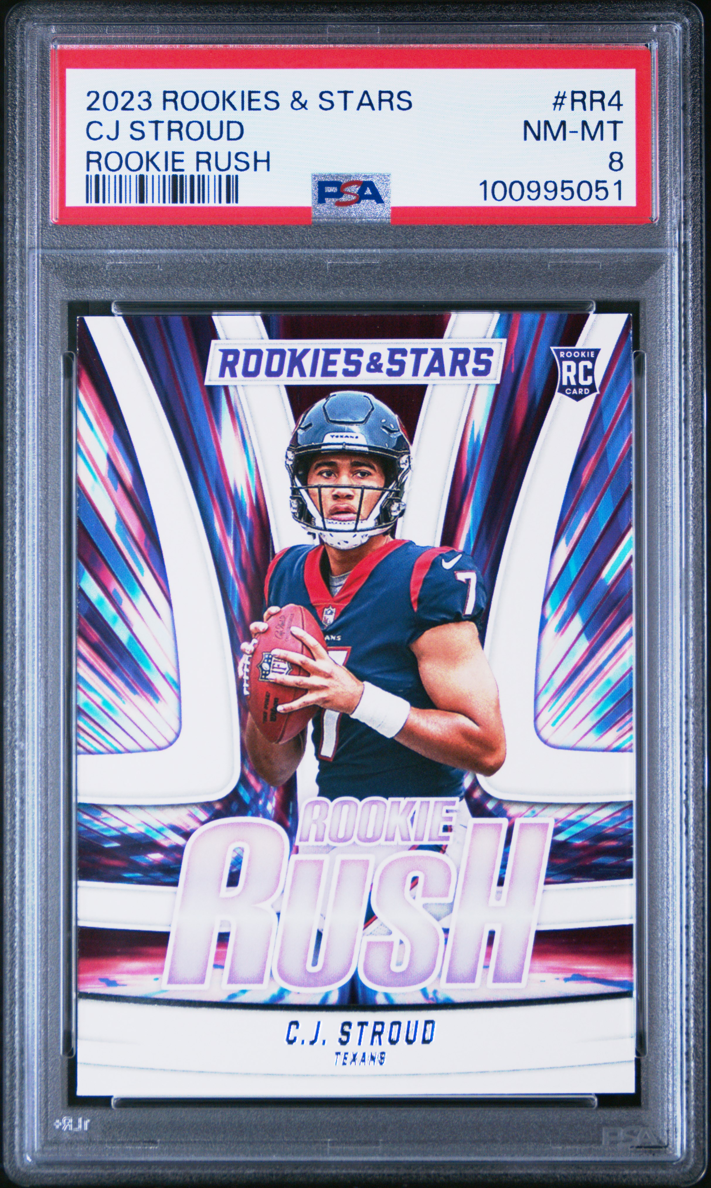 2023 Panini Rookies & Stars Rookie Rush Cj Stroud #Rr4 Nm-Mt 8 front