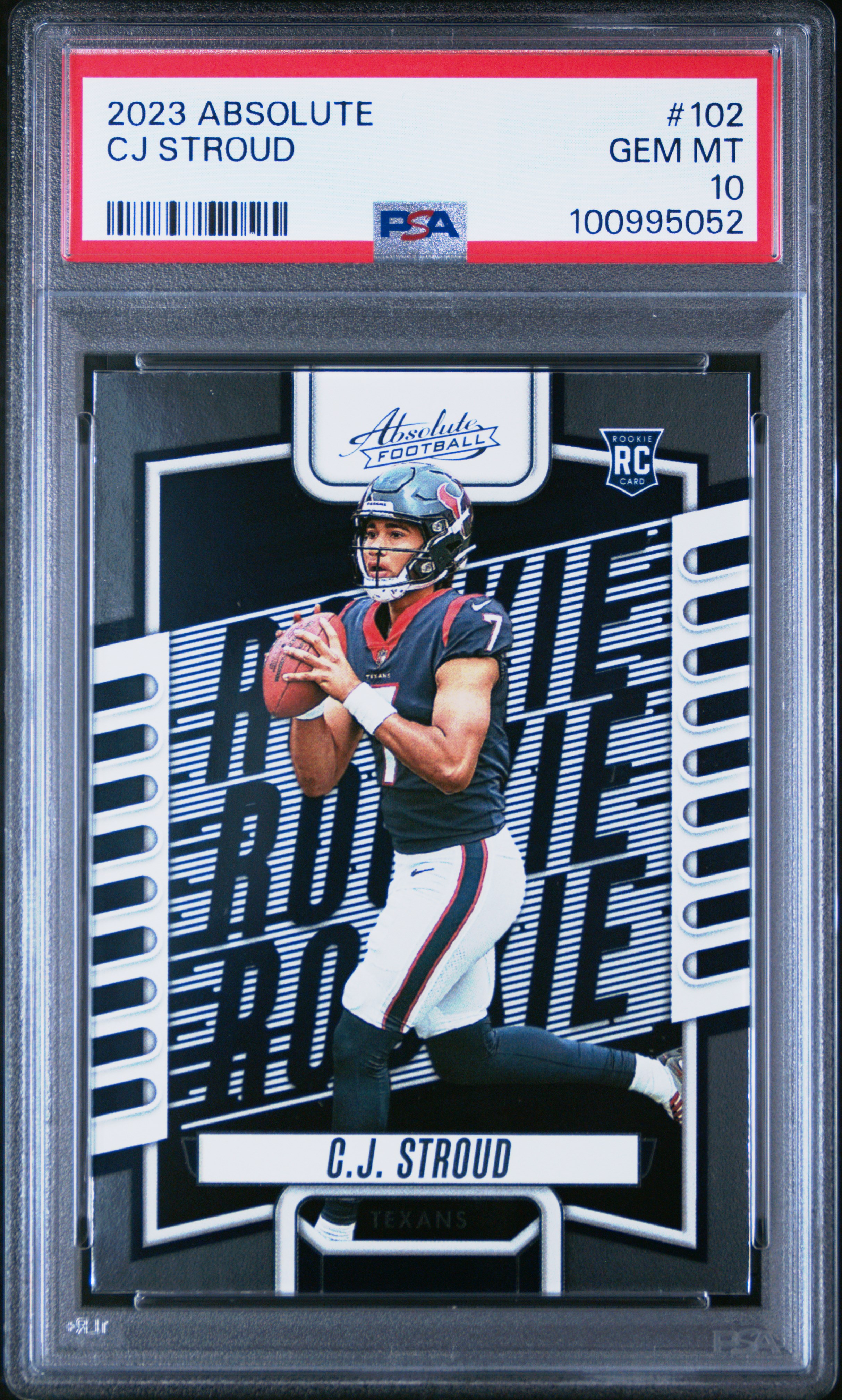 2023 Panini Absolute Cj Stroud #102 Gem Mt 10 front