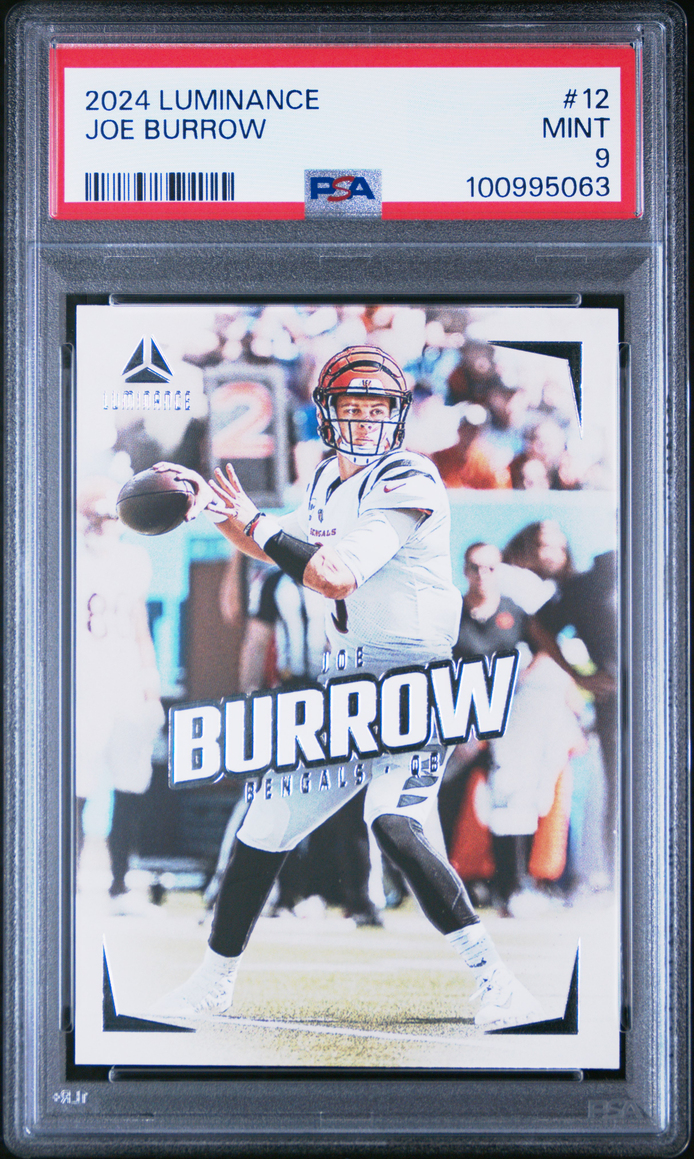 2024 Panini Luminance Joe Burrow #12 Mint 9 front