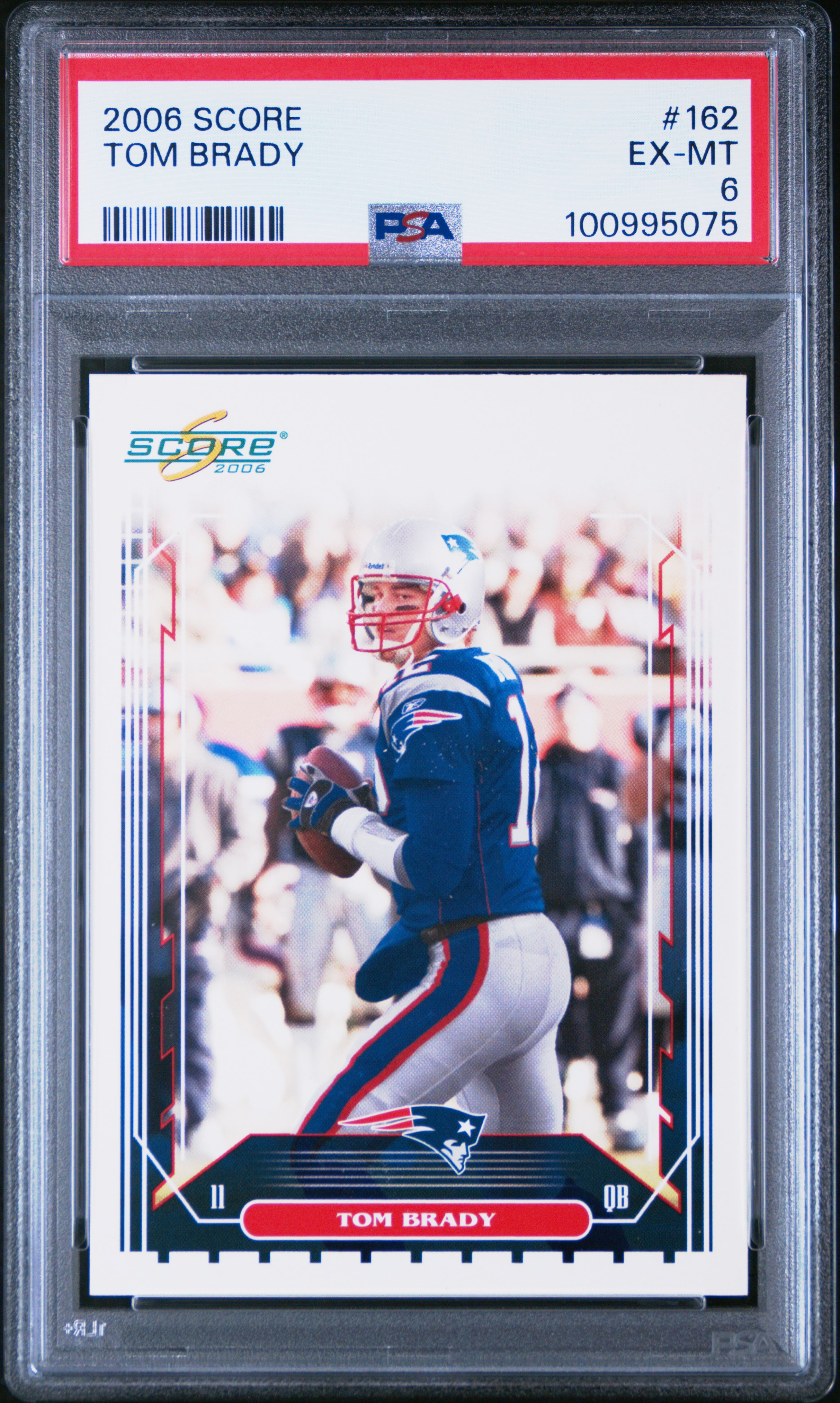 2006 Score Tom Brady #162 Ex-Mt 6 front