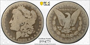 1883 $1 AG3