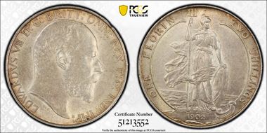 1902 Florin S-3981 AU58