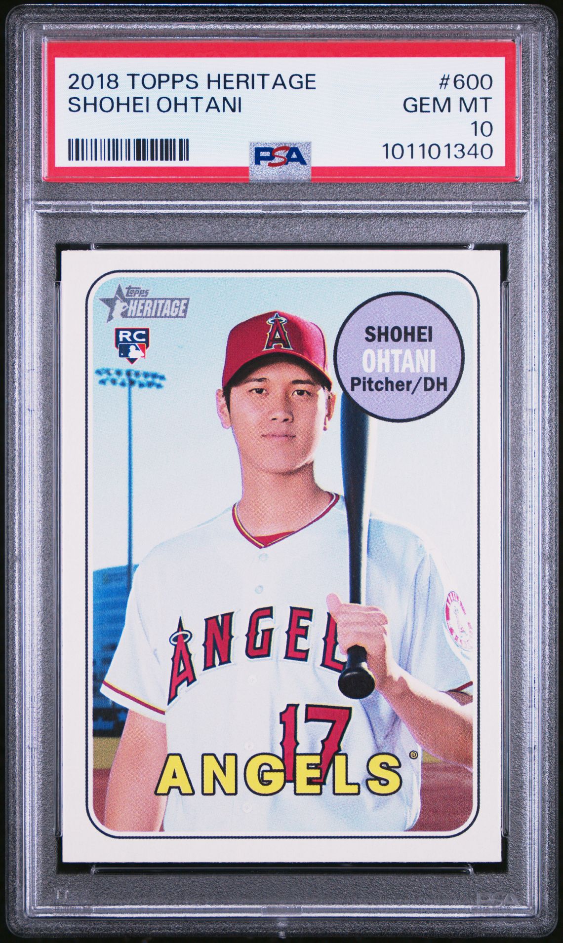 2018 Topps TOPPS HERITAGE #600 Shohei Ohtani front