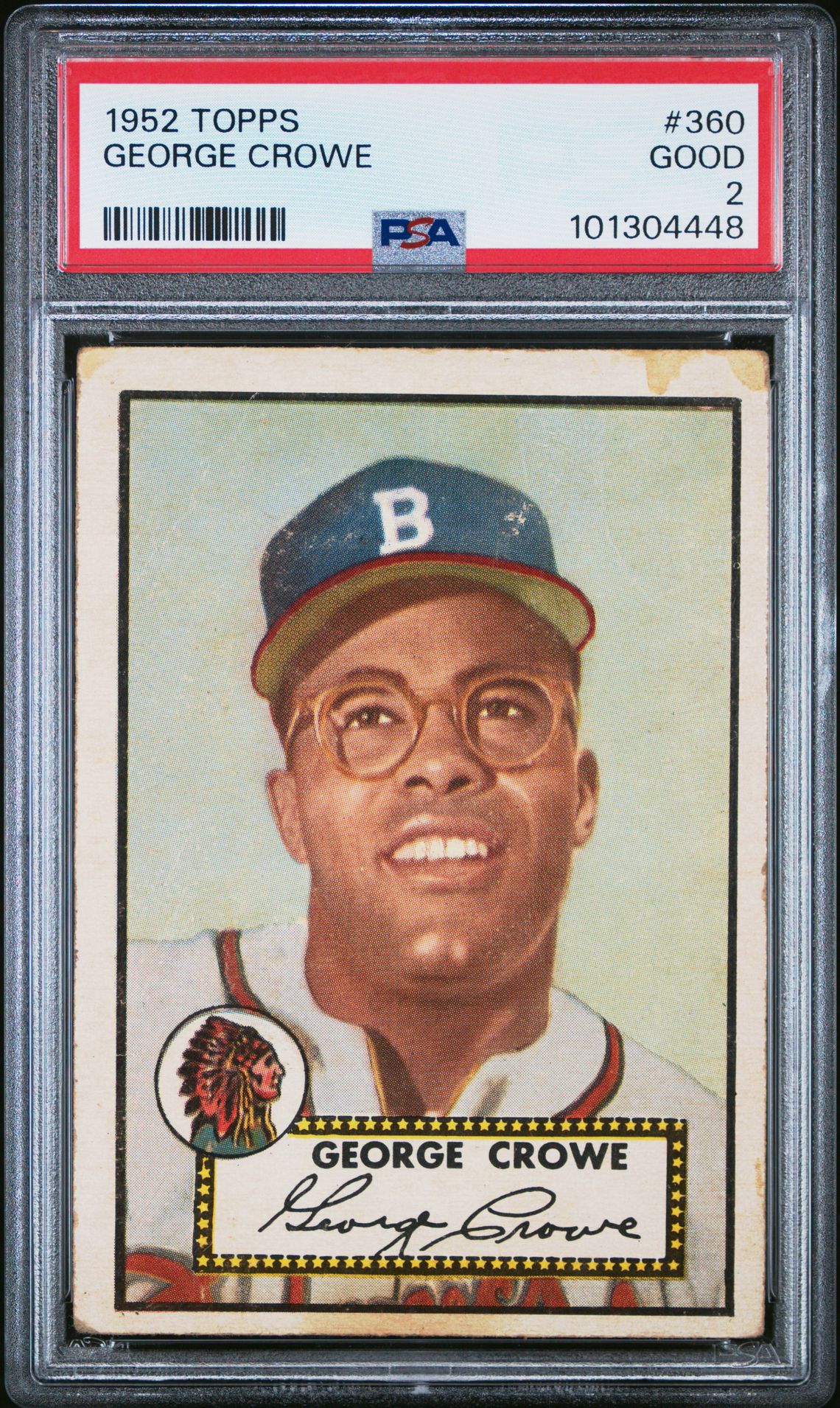 1952 Topps TOPPS #360 George Crowe front
