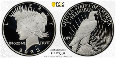 2023-S $1 Peace Dollar PR70DCAM