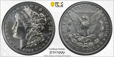 2024 $1 Morgan Dollar MS69