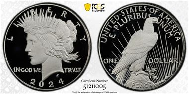 2024-S $1 Peace Dollar PR70DCAM