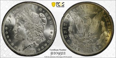 1881-CC $1 GSA Hoard MS64