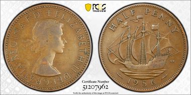 1956 1/2D S-4158 VF30BN