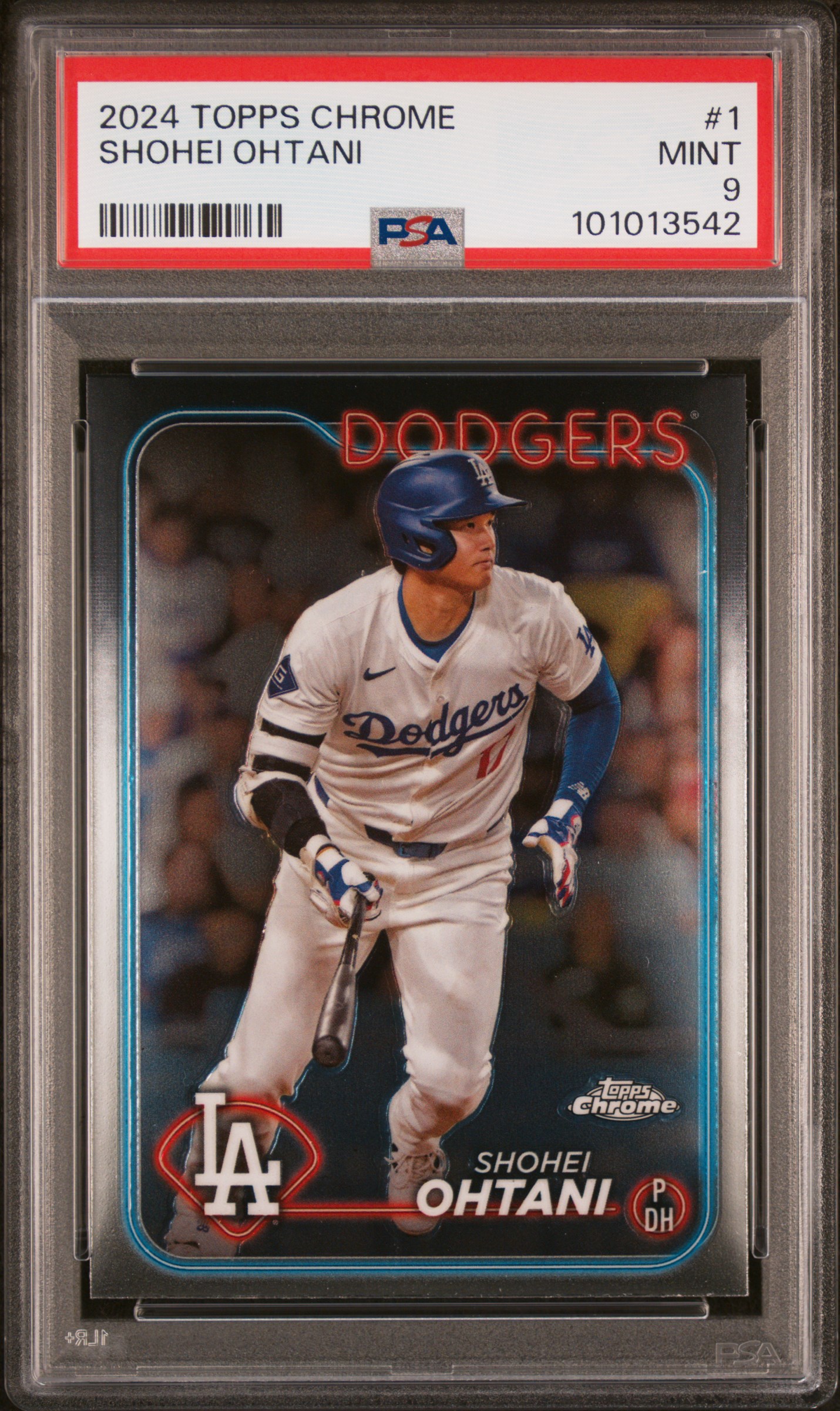 2024 Topps Chrome Shohei Ohtani #1 Mint 9 front