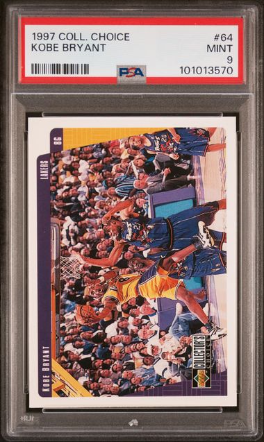 1997 Collector's Choice Kobe Bryant #64 Mint 9 front