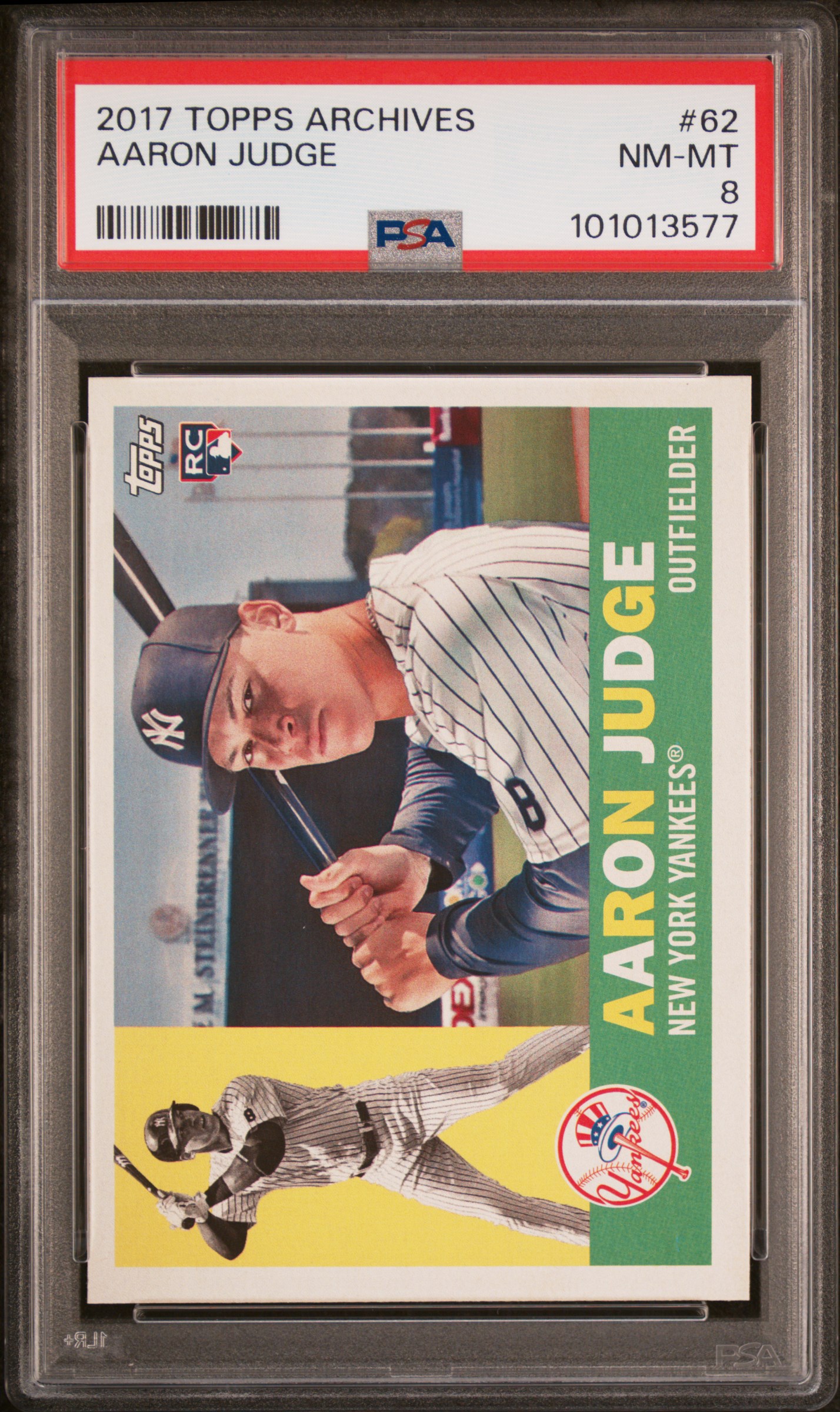 2017 Topps Archives Aaron Judge #62 Nm-Mt 8 front