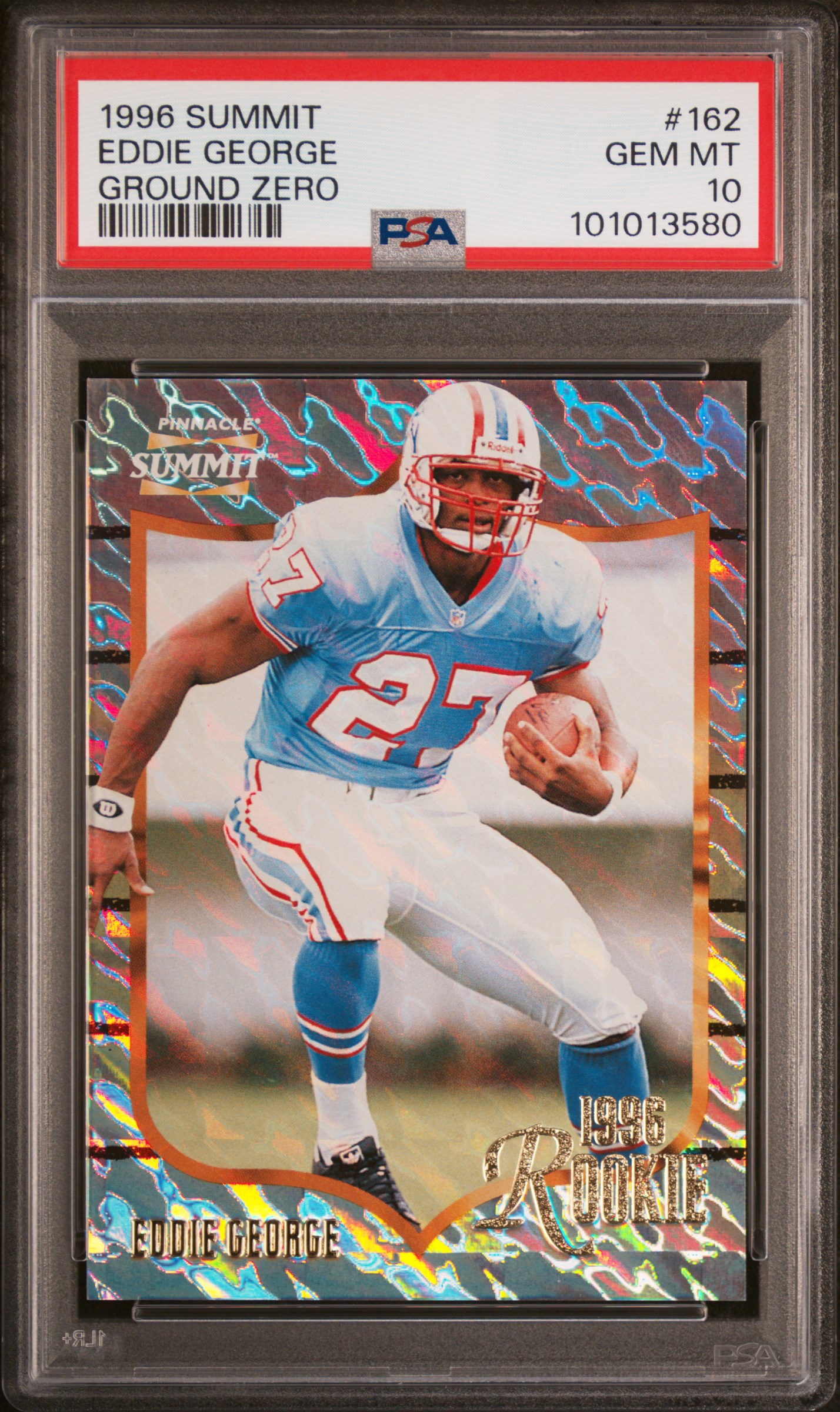 1996 Summit Eddie George #162 (Ground Zero) Gem Mt 10 front
