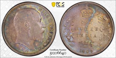 1903(C) Rupee SW-7.15 AU58
