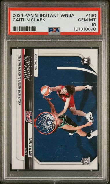 2024 Panini Instant Wnba Caitlin Clark #180 Gem Mt 10 front