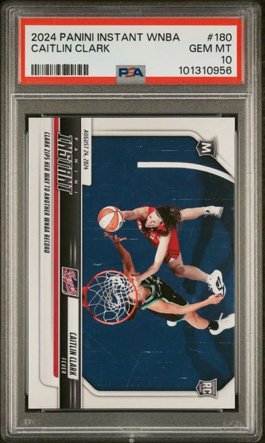 2024 Panini Instant Wnba Caitlin Clark #180 Gem Mt 10 front