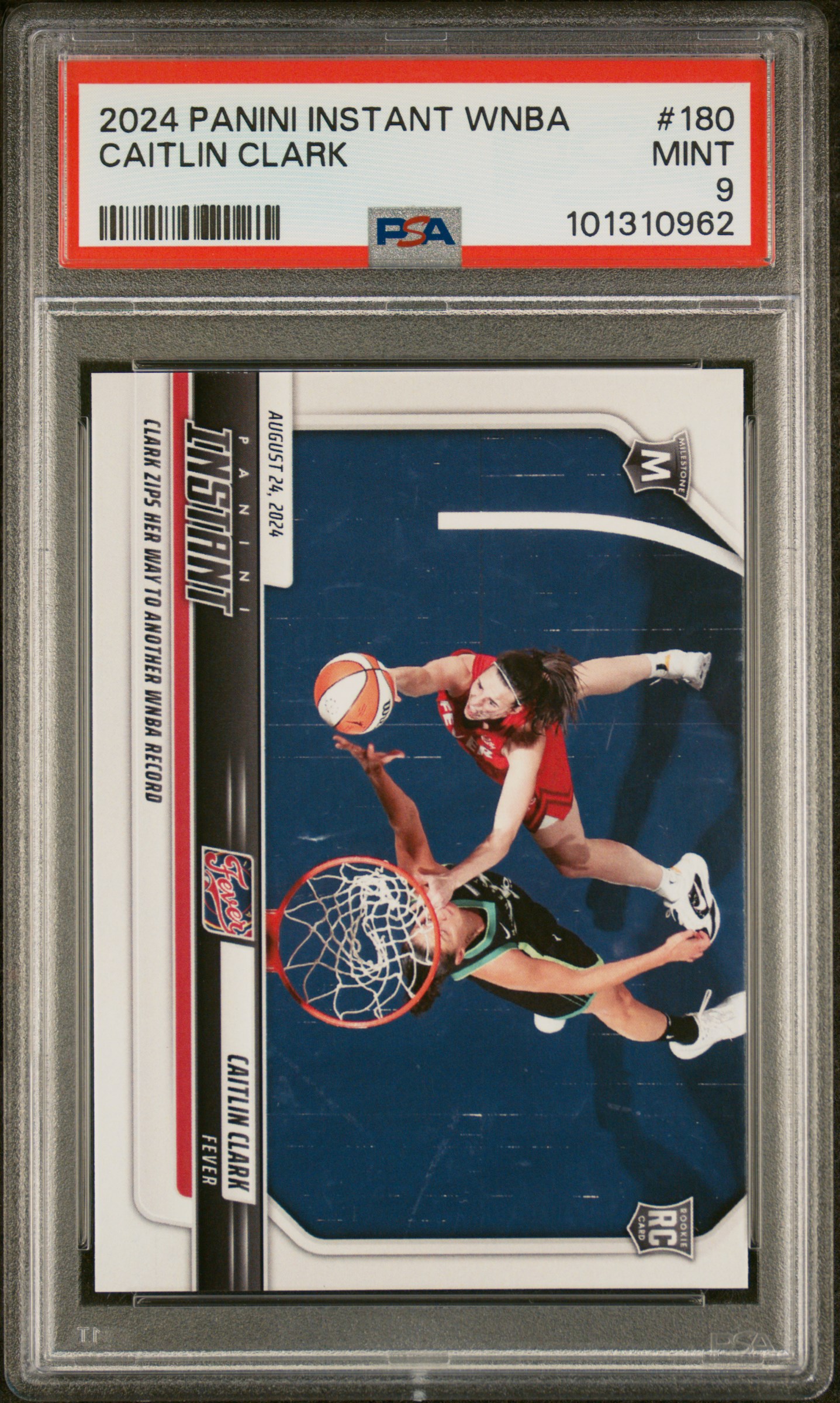 2024 Panini Instant Wnba Caitlin Clark #180 Mint 9 front