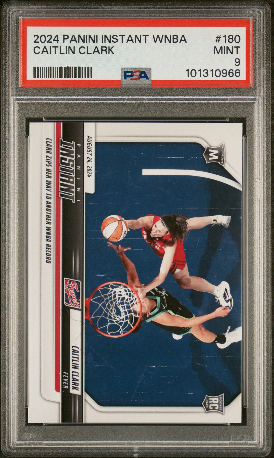 2024 Panini Instant Wnba Caitlin Clark #180 Mint 9 front
