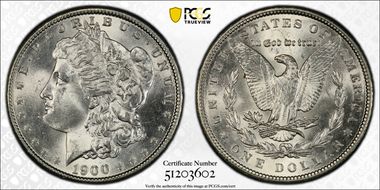 1900 $1 MS64