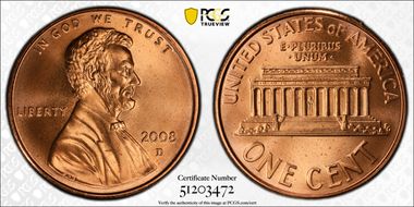 2008-D 1C Satin Finish SP68RD