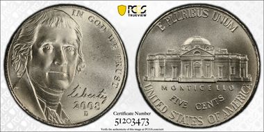 2008-D 5C Satin Finish SP67FS