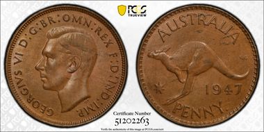 1947 Y. (p) 1D MS64BN