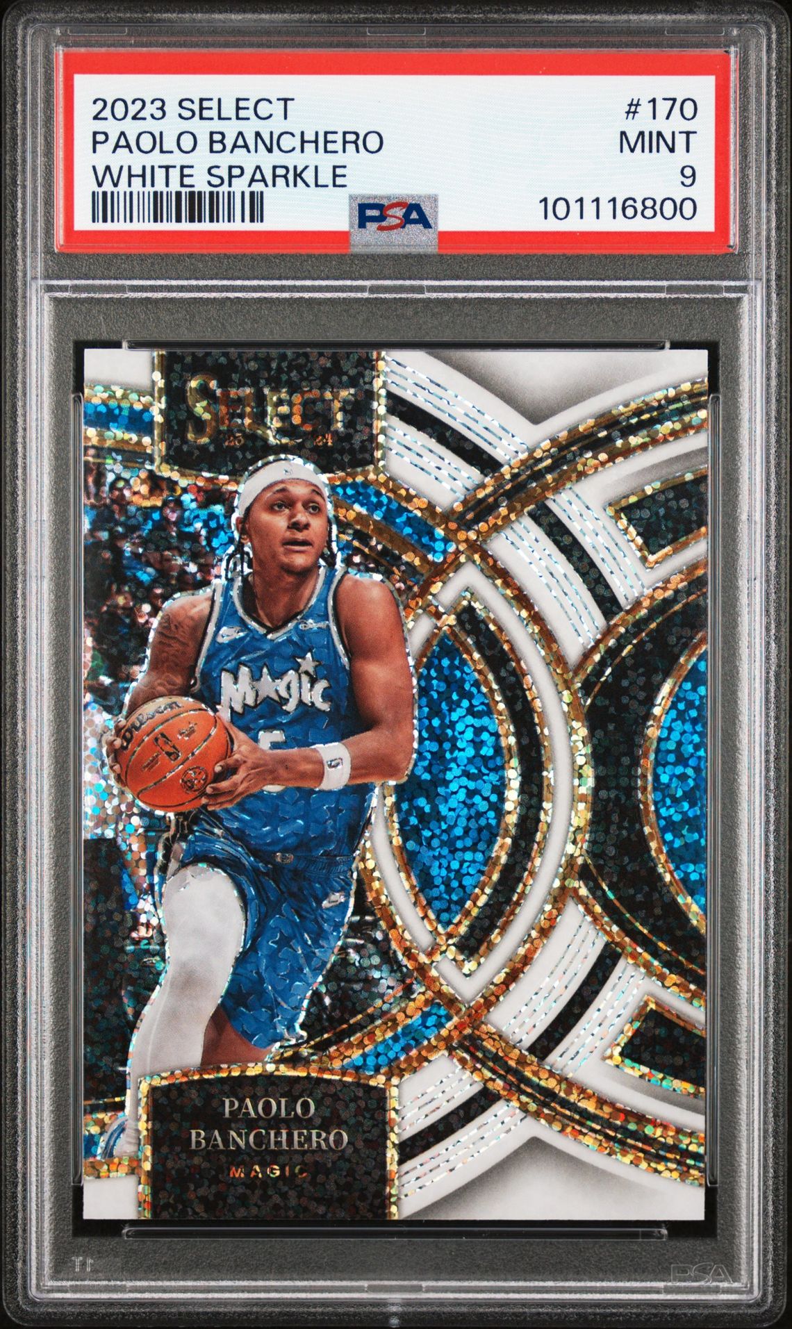 2023 Panini PANINI SELECT WHITE SPARKLE #170 Paolo Banchero front