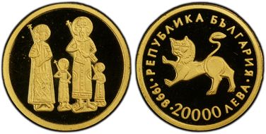 1998 20000 L Tetraevangelia of Tzar Ivan Alexander PR69DCAM