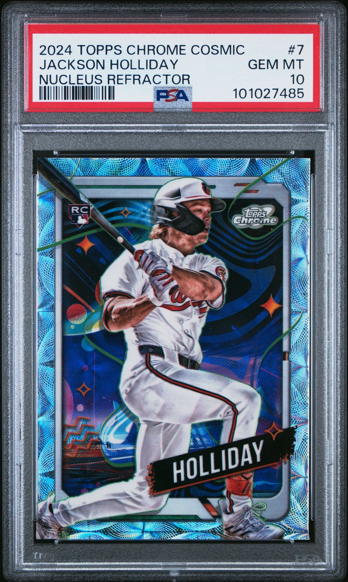 2024 Topps TOPPS COSMIC CHROME NUCLEUS REFRACTOR #7 Jackson Holliday front
