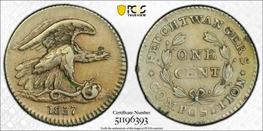 1837 NY 1C HT-268, Feuchtwanger's N1