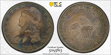 1829/7 50C O-101 VF25