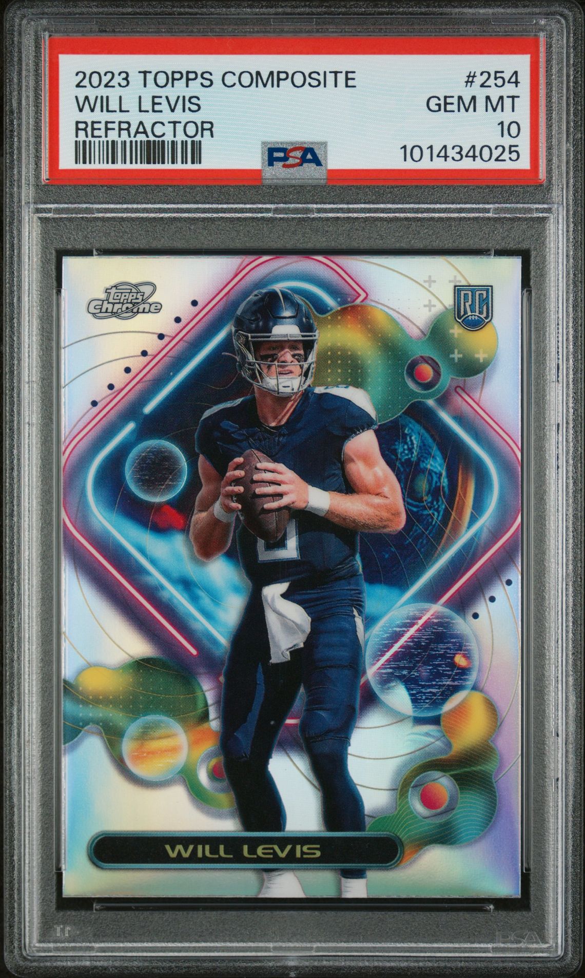 2023 Topps TOPPS COMPOSITE REFRACTOR #254 Will Levis front