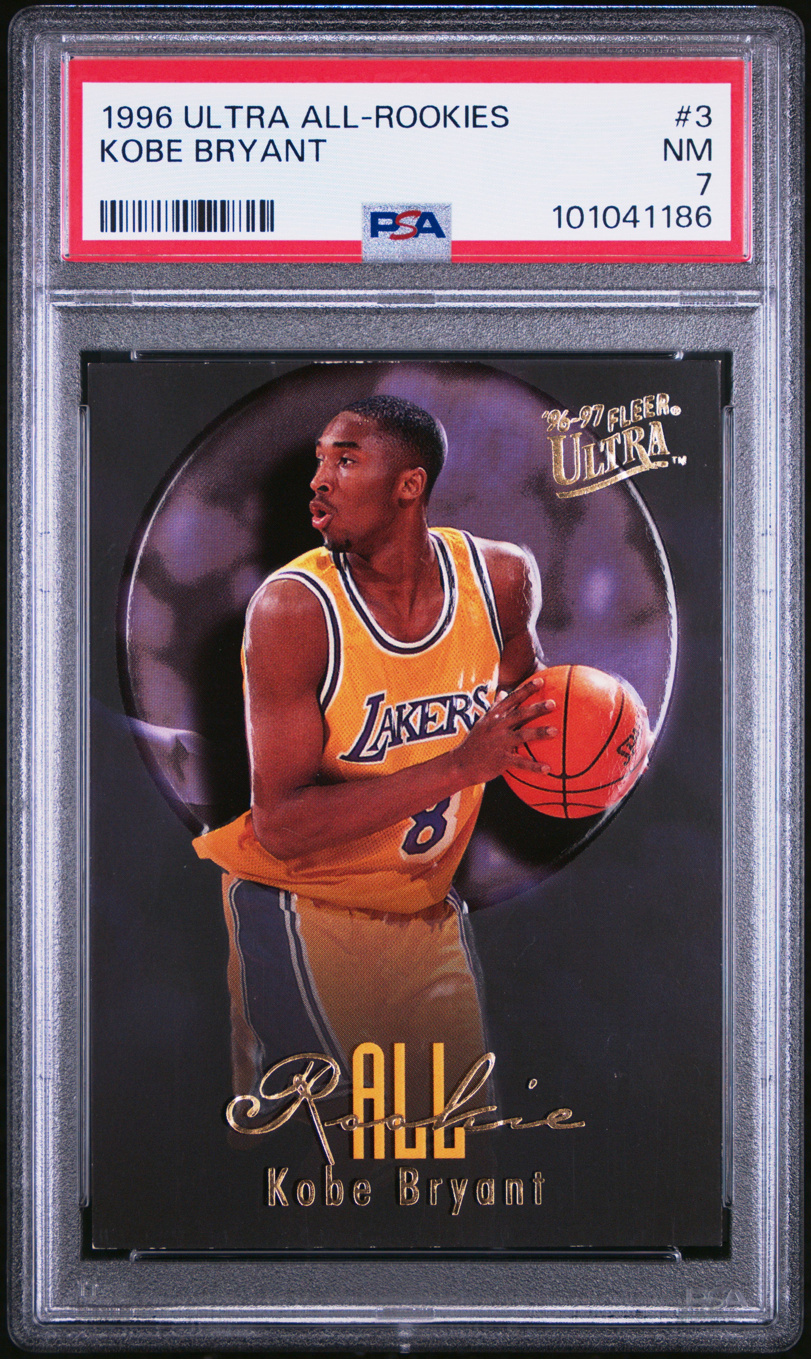 1996 Ultra All-Rookies Kobe Bryant #3 Nm 7 front